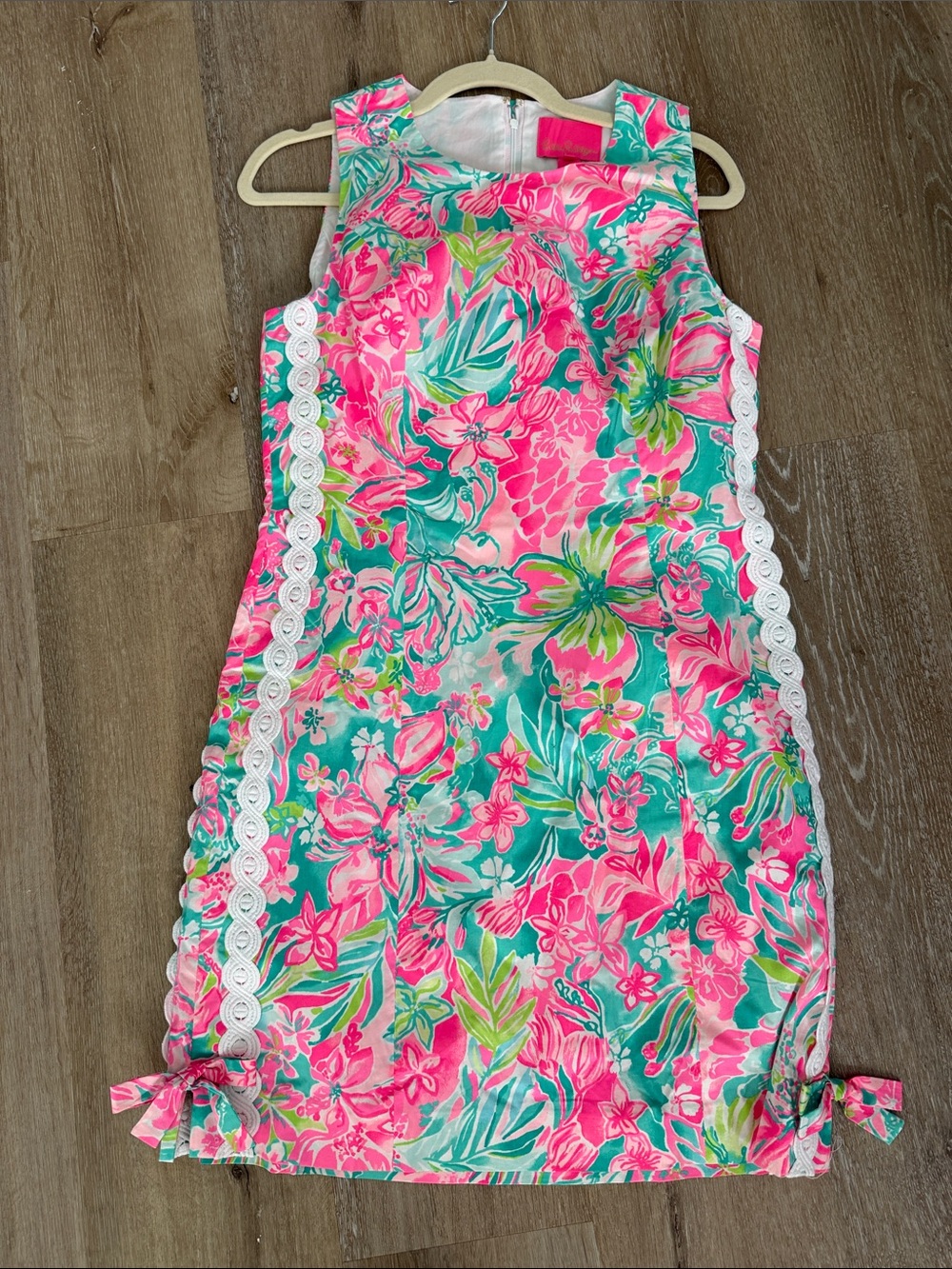 Lilly Pulitzer Pink and Teal Floral Dress